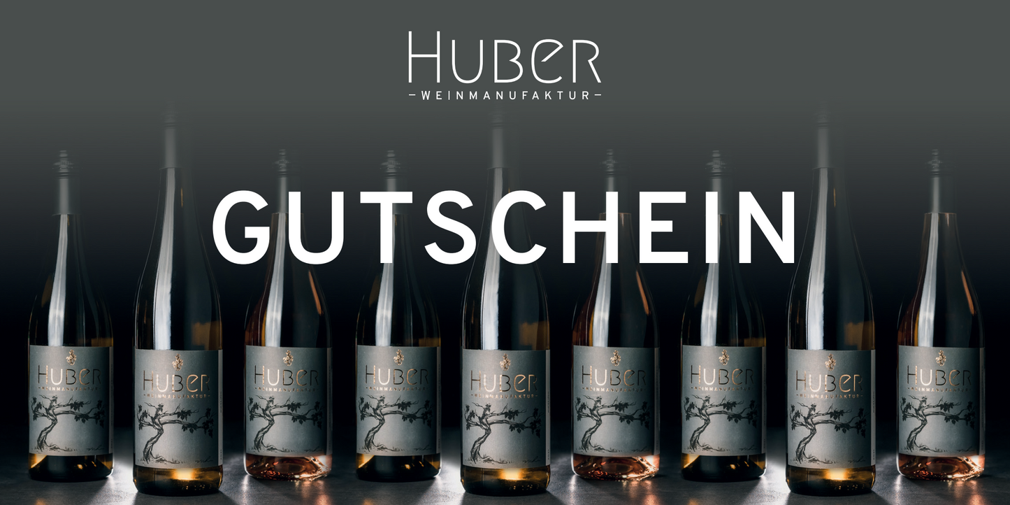 Zum Verschenken - Michael Huber Weinmanufaktur Gutschein